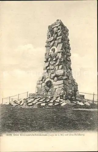 AK / Ansichtskarte Feldberg Schwarzwald Bismarckdenkmal Kat. Feldberg (Schwarzwald)