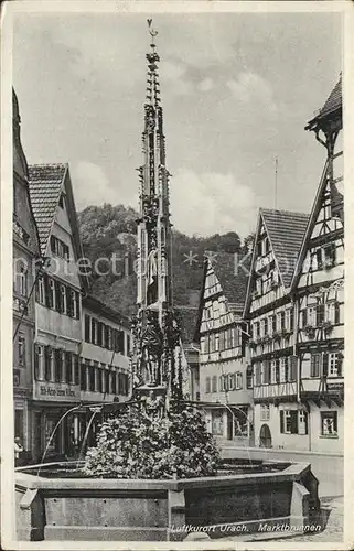 AK / Ansichtskarte Bad Urach Marktbrunnen Luftkurort Kat. Bad Urach