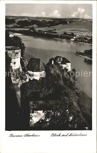AK / Ansichtskarte Passau Veste Oberhaus mit Blick auf Niederhaus Kat. Passau