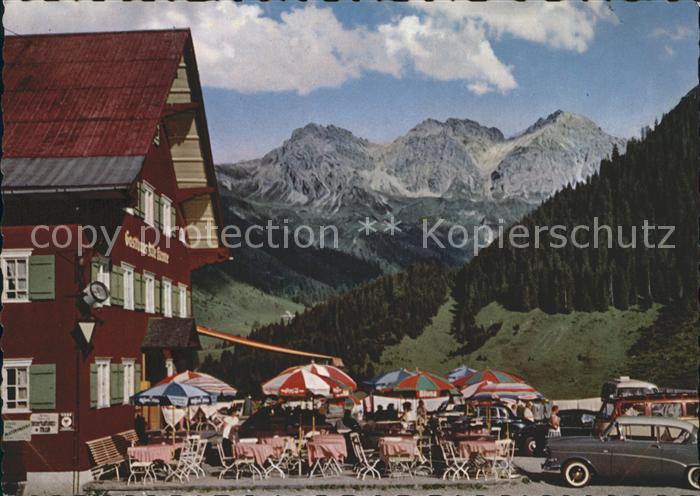 Ak Ansichtskarte Mittelberg Kleinwalsertal Gasthaus Alte Krone Terrasse Alpenblick Kat Oesterreich Nr Kg85347 Oldthing Ansichtskarten Osterr