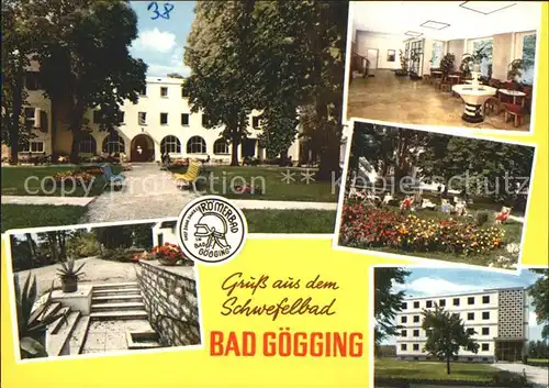 AK / Ansichtskarte Bad Goegging Schwefelbad Roemerbad Park Kat. Neustadt a.d.Donau