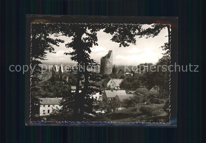 AK / Ansichtskarte Altmannstein Teilansicht mit Burgruine Burg Stein