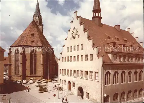 AK / Ansichtskarte Neumarkt Oberpfalz Rathaus Kirche Kat. Neumarkt i.d.OPf.