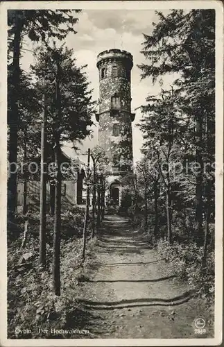 AK / Ansichtskarte Oybin Hochwaldturm Aussichtsturm Kat. Kurort Oybin