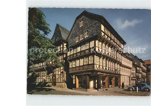 AK / Ansichtskarte Goslar Fachwerkhaeuser am Schuhhof Kat. Goslar