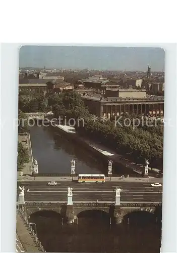 AK / Ansichtskarte Berlin Fliegeraufnahme Marx Engels Bruecke Kat. Berlin