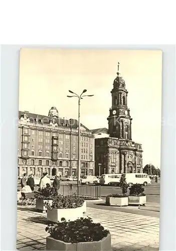 AK / Ansichtskarte Dresden Kirchenpartie Kat. Dresden Elbe