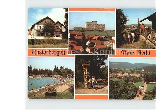 AK / Ansichtskarte Finsterbergen Ferienheim Wilhelm Pieck Schwimmbad Kat. Finsterbergen Thueringer Wald