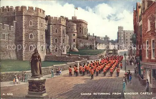 AK / Ansichtskarte London Guard returning from Windsor Castle Kat. City of London