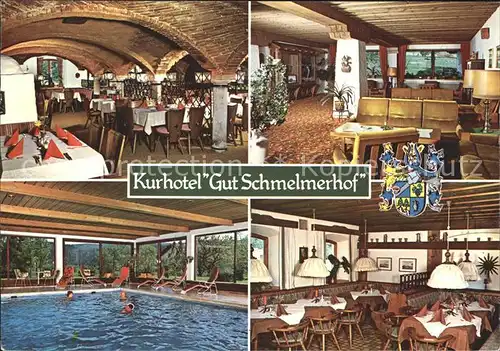 AK / Ansichtskarte St Englmar Kurhotel Gut Schmelmerhof Restaurant Hallenbad Kat. Sankt Englmar