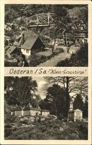 AK / Ansichtskarte Oederan Klein Erzgebirge Miniaturpark Stadtwald Kat. Oederan