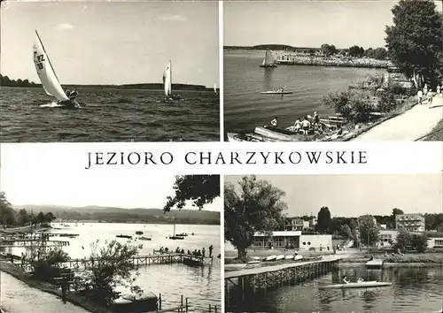 AK / Ansichtskarte Charzykowy Segelboot