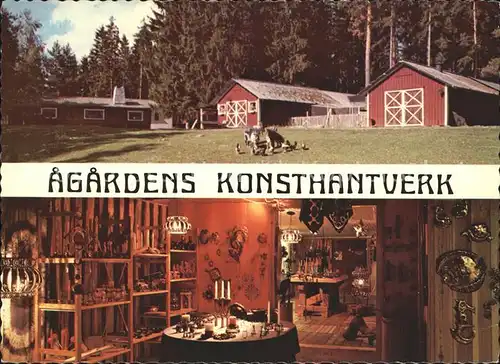 AK / Ansichtskarte Haerryda Agardens Konsthandverk / Schweden /