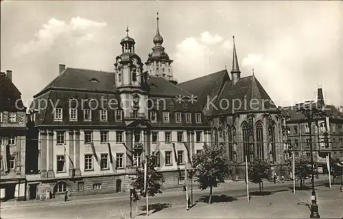 AK / Ansichtskarte Weissenfels Saale Karl Marx Platz mit Rathaus Kat. Weissenfels