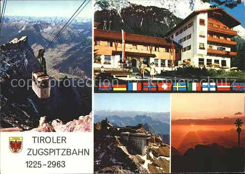 AK / Ansichtskarte Ehrwald Tirol Tiroler Zugspitzbahn Alpenhotel Gipfelhotel  / Ehrwald /