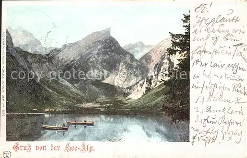 AK / Ansichtskarte Weissbad Seealpsee Appenzeller Alpen Kat. Weissbad