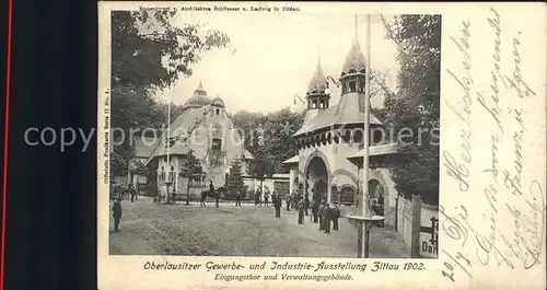 AK / Ansichtskarte Zittau Oberlausitzer Gewerbe  und Industrie Ausstellung 1902 Kat. Zittau