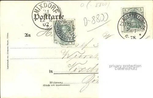 AK / Ansichtskarte Zittau Oberlausitzer Gewerbe  und Industrie Ausstellung 1902 Kat. Zittau