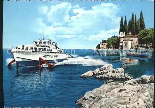 AK / Ansichtskarte Lago di Garda Motorboot Freccia dei Garda  Kat. Italien