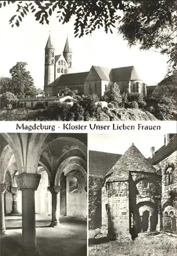 AK / Ansichtskarte Magdeburg Kloster Unser Lieben Frauen Marienkirche Krypta Tonsur / Magdeburg /Magdeburg Stadtkreis