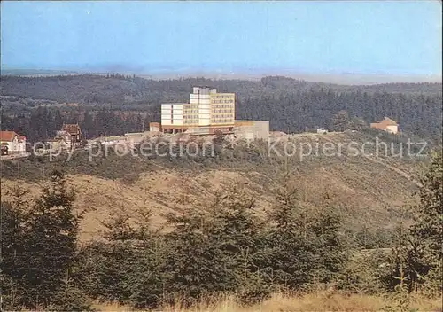 AK / Ansichtskarte Finsterbergen Blick zum FDGB Erholungsheim Wilhelm Pieck Kat. Finsterbergen Thueringer Wald