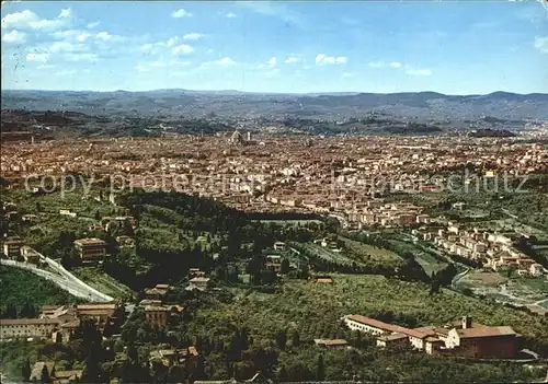 AK / Ansichtskarte Fiesole Panorama di Firenze veduta aerea Kat. Fiesole