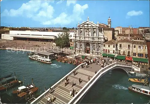 AK / Ansichtskarte Venezia Venedig Chiesa degli Scalzi e Stazione Ferroviaria Kat. 