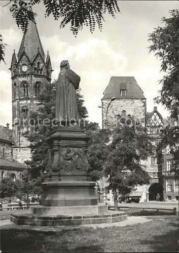 AK / Ansichtskarte Eisenach Thueringen Lutherdenkmal Platz der Deutsch Sowjetischen Freundschaft Kat. Eisenach