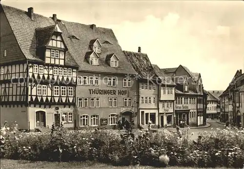 AK / Ansichtskarte Frankenhausen Bad Historisches Fachwerkhaus am Anger Kat. Bad Frankenhausen