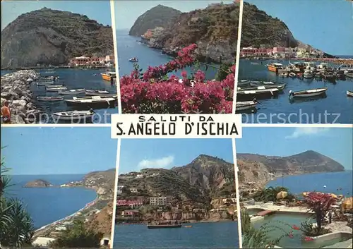 AK / Ansichtskarte Sant Angelo Ischia Teilansichten Hafen Kueste / Ischia /Napoli