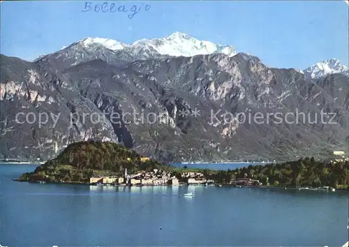 AK / Ansichtskarte Bellagio Lago di Como Panorama con le Grigne Comersee Gebirgsmassiv