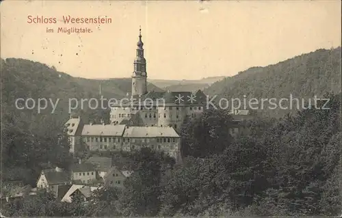 AK / Ansichtskarte Weesenstein Schloss im Mueglitztale