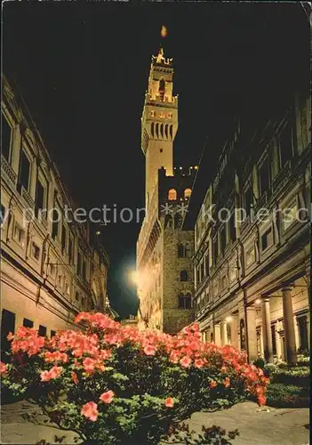 AK / Ansichtskarte Firenze Toscana Gli Uffizi notturno aemter bei Nacht Kat. Firenze