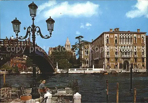AK / Ansichtskarte Venezia Venedig Canal Grande Ponte dell Accademia Kat. 