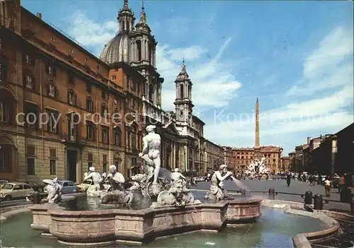 AK / Ansichtskarte Roma Rom Piazza Navona Fontana Platz Brunnen Kat. 