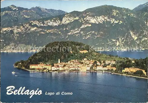 AK / Ansichtskarte Bellagio Lago di Como Comersee Fliegeraufnahme