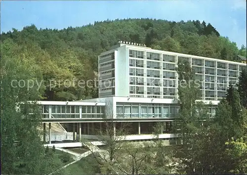 AK / Ansichtskarte Karlovy Vary Sanatorium Sanssouci / Karlovy Vary /