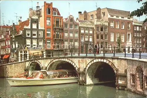 AK / Ansichtskarte Amsterdam Niederlande Torensluis Bruecke nit dem Krachtenschiff Horatio Nelson Kat. Amsterdam