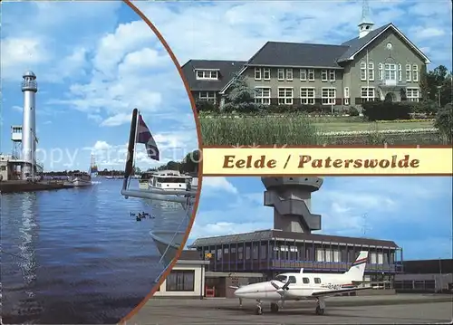 AK / Ansichtskarte Eelde Paterswolde Flugzeug Hafen  Kat. Eelde