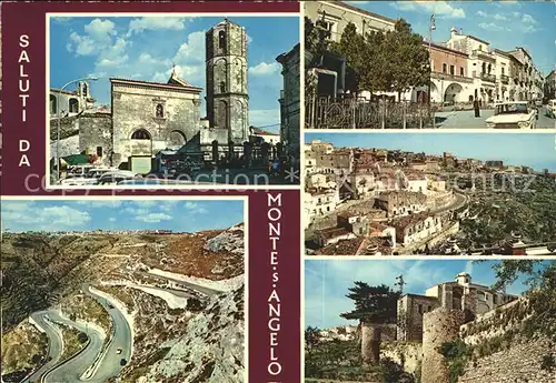 AK / Ansichtskarte Monte Sant Angelo Glockenturm Ortspartie Serpentinen Kat. 
