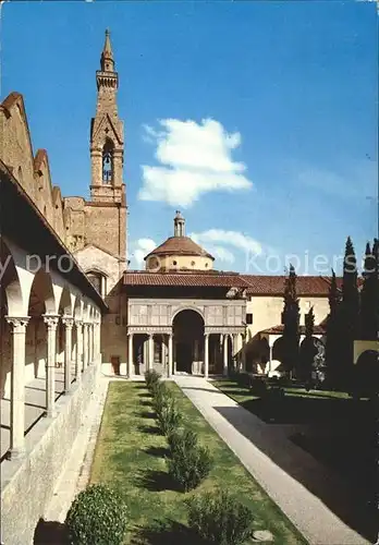 AK / Ansichtskarte Firenze Toscana Chiostro di S. Croce Kat. Firenze