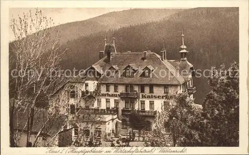 AK / Ansichtskarte Baerenfels Erzgebirge Kurhaus Kaiserhof Haus I Kat. Altenberg