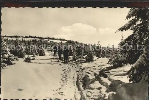 AK / Ansichtskarte Baerenfels Erzgebirge Weg zum Kahleberg Schellerhau Kat. Altenberg