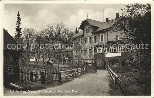 AK / Ansichtskarte Schellerhau Margarete Cronau Heim des VDA Kat. Altenberg