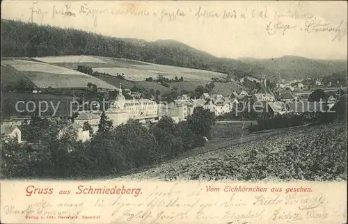 AK / Ansichtskarte Schmiedeberg  Dippoldiswalde vom Eichhoernchen aus gesehen