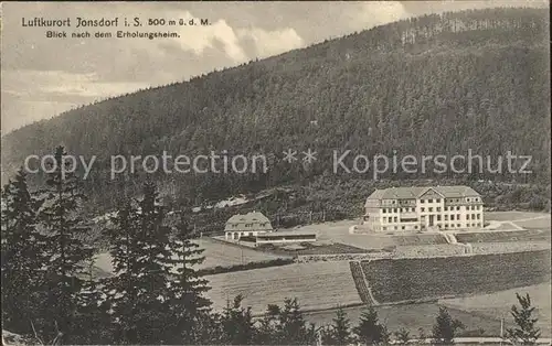 AK / Ansichtskarte Jonsdorf Blick nach dem Erholungsheim Kat. Kurort Jonsdorf