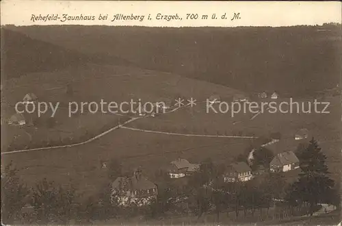 AK / Ansichtskarte Rehefeld Zaunhaus Teilansicht Kat. Altenberg