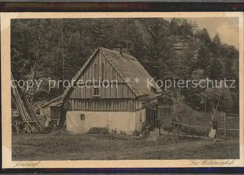 AK / Ansichtskarte Jonsdorf Im Waldwinkel Serie Deutsche Heimatbilder Kupfertiefdruck Kat. Kurort Jonsdorf