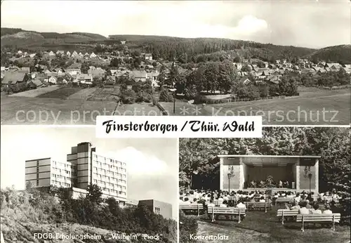 AK / Ansichtskarte Finsterbergen Erholungsheim Wilhelm Pieck Konzertplatz Kat. Finsterbergen Thueringer Wald