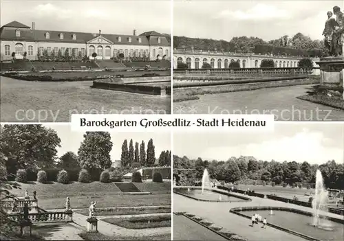 AK / Ansichtskarte Grosssedlitz Stadt Heidenau Barockgarten Kat. Heidenau